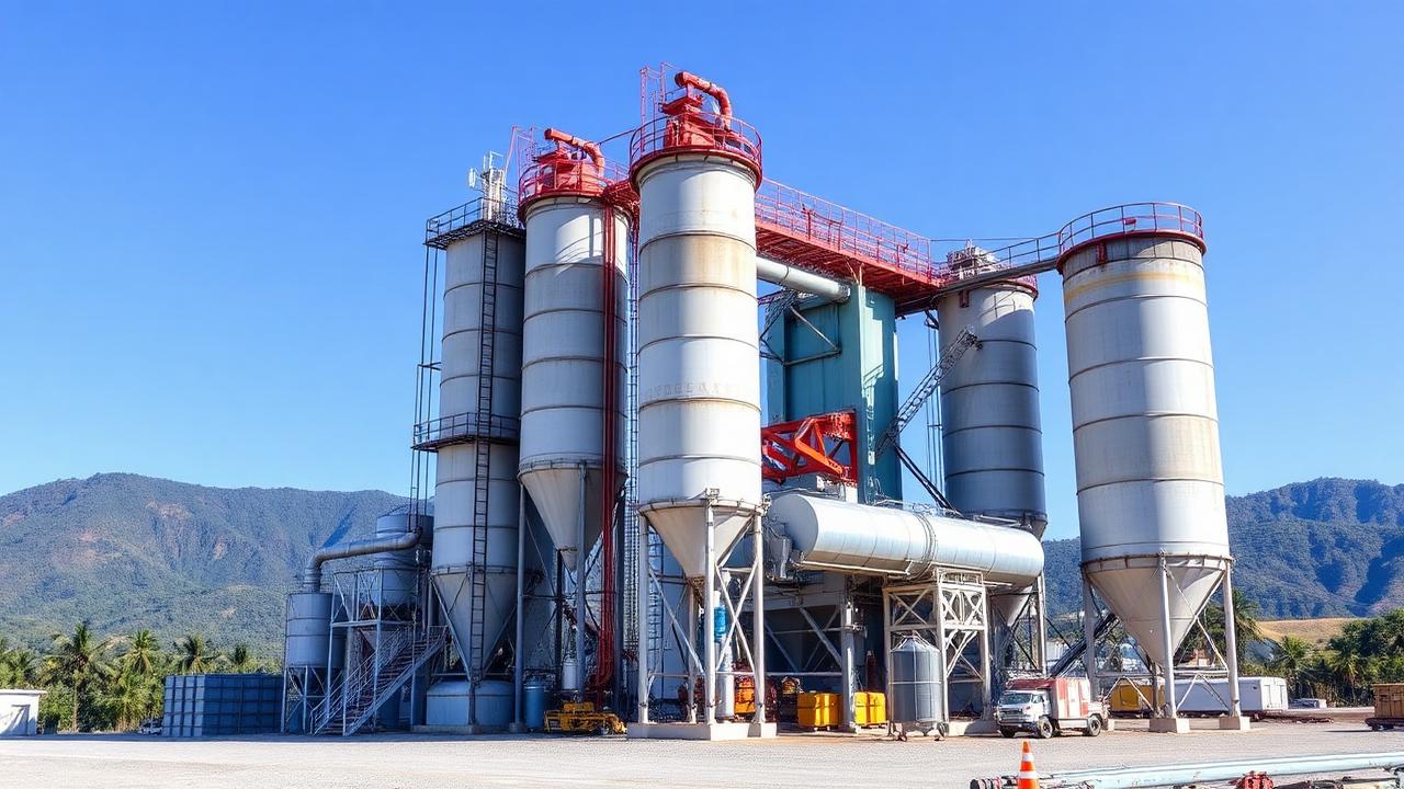 Batching plant beton readymix PT Mitra Beton di Koto Tangah Padang Sumatera Barat